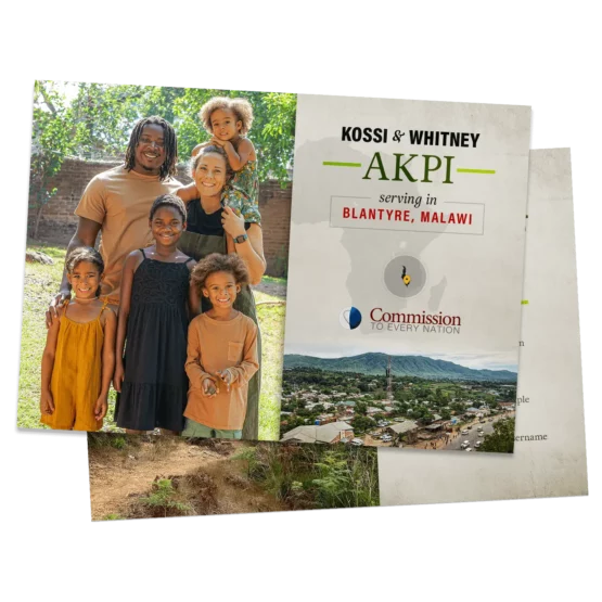Missionary Prayer Cards